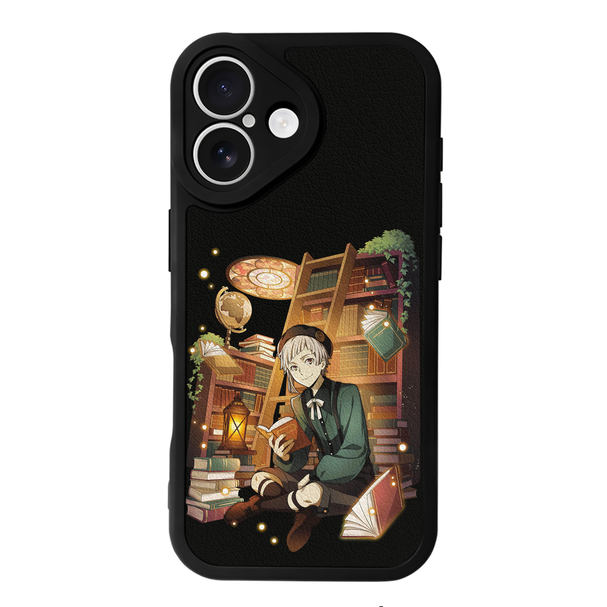 （画像用） 文豪ストレイドッグス Bungo Stray Dogs 【iPhone 16シリーズ対応】シリコンスマホケース（レザー調） 材質：シリコン